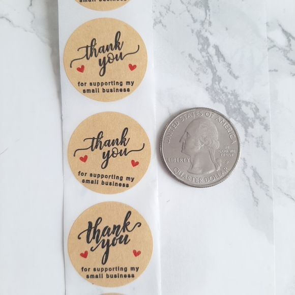 50 Thank you Stickers - Picture 3 of 6